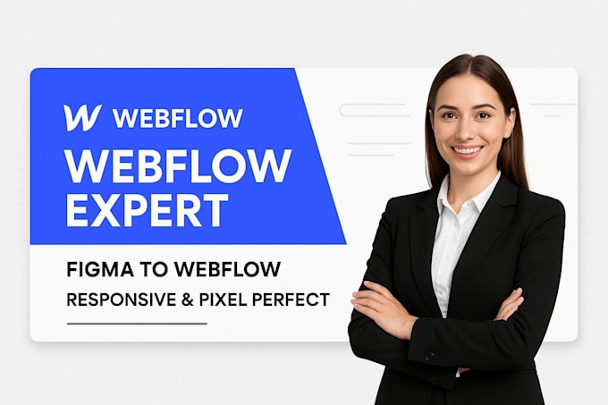 develop webflow website, convert figma to webflow, webflow expert