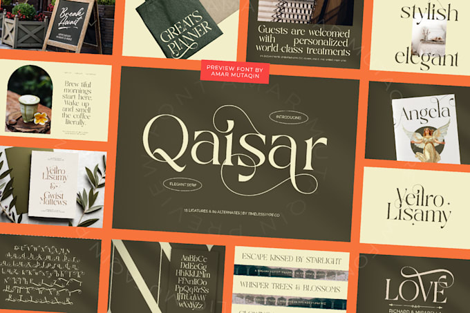 design a professional typography preview for your font