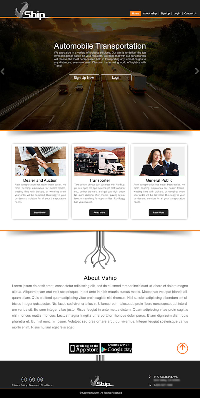 design and develop a modern website for your business