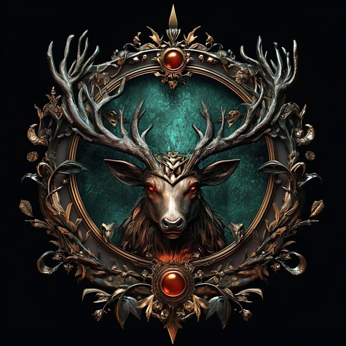 design a custom dnd, fantasy, sci fi, rpg animated game logo