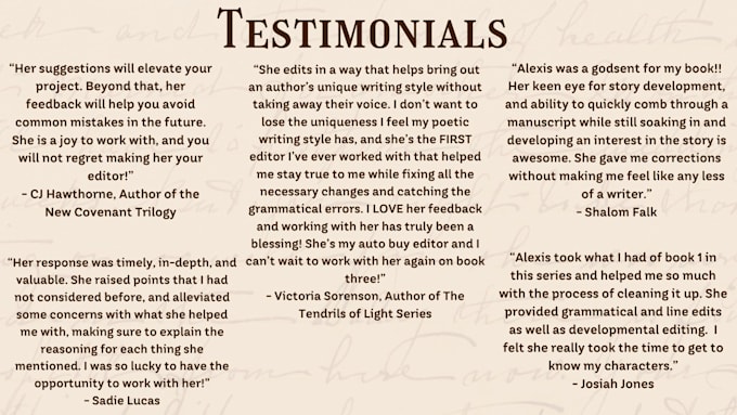 critique your books first chapter, synopsis, and query letter