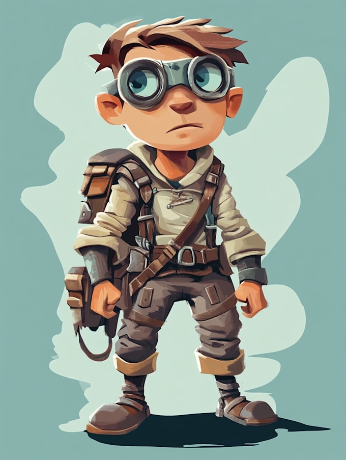 create stunning 2d game character