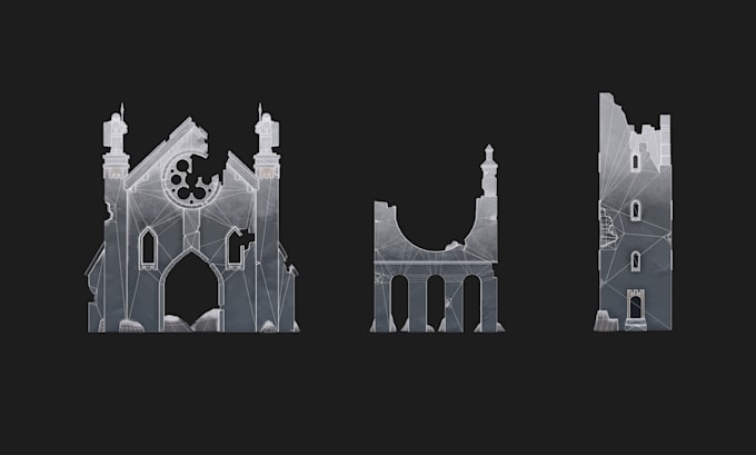 do clean retopology and uv mapping for your 3d models