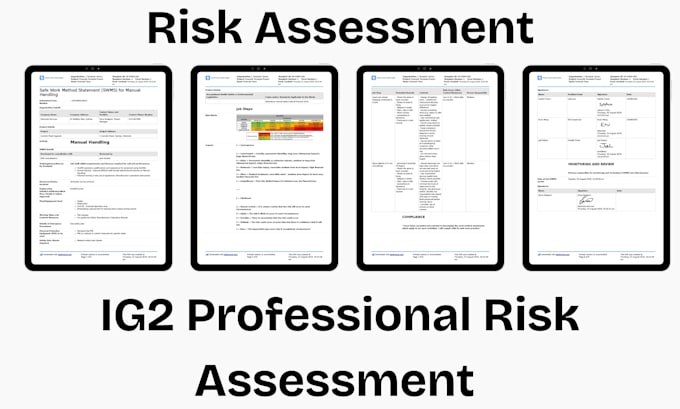 prepare site specific safety plan, work methodlogy, risk assessment, hse plan