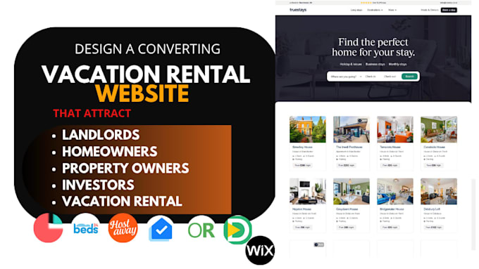 create airbnb clone vacation rental website hotel booking direct booking website