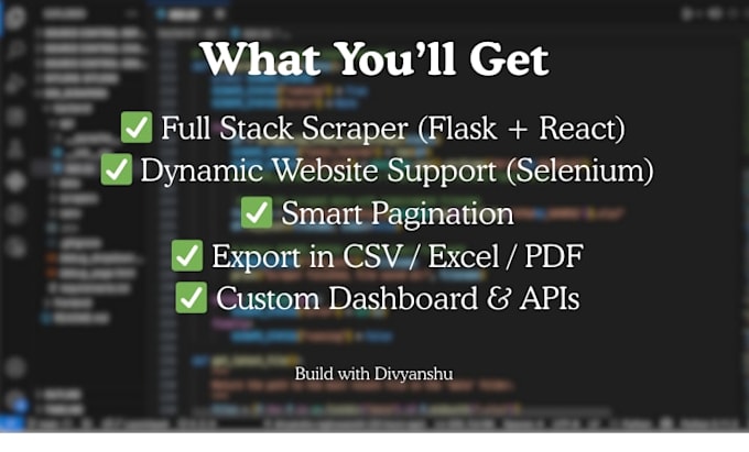 build a full stack automated web scraping app with flask and react