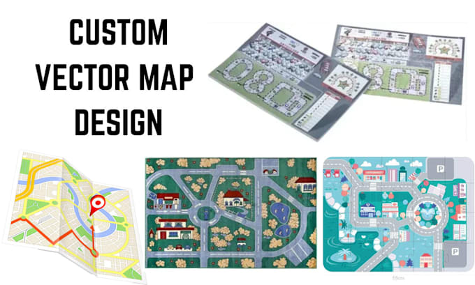 do vector map event map city site map rv map gis mapping and campground map