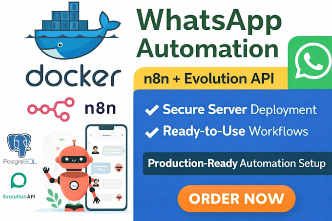 set up whatsapp automation using n8n and evolution API
