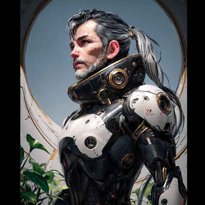 create a beautiful character artwork for you