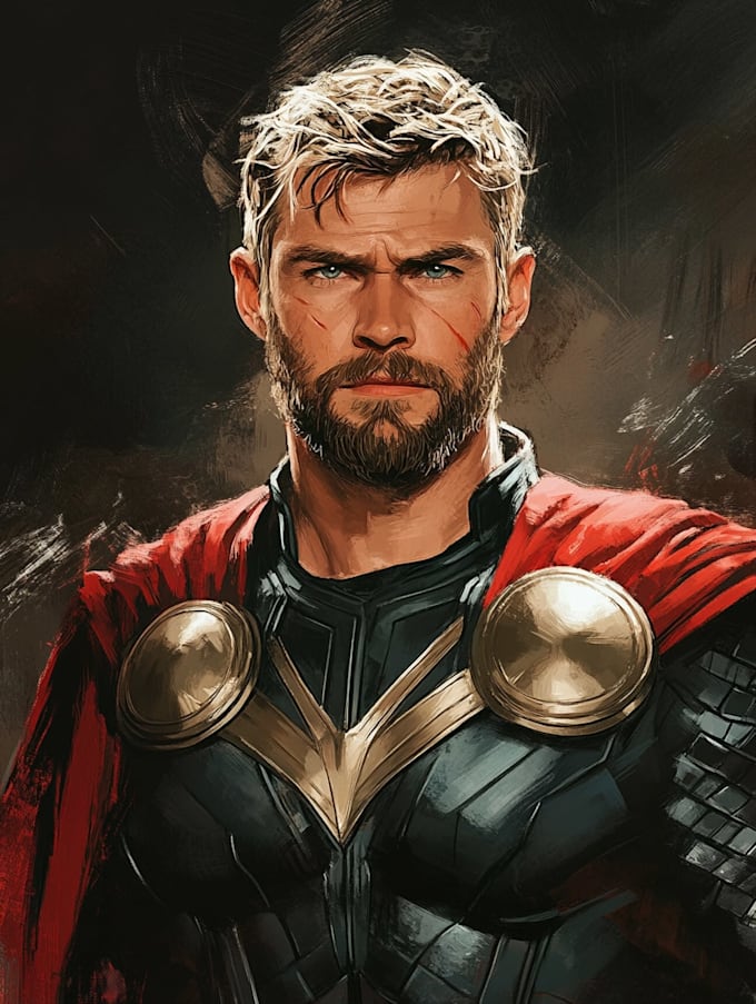 do comic book illustration graphic novel dark art superhero