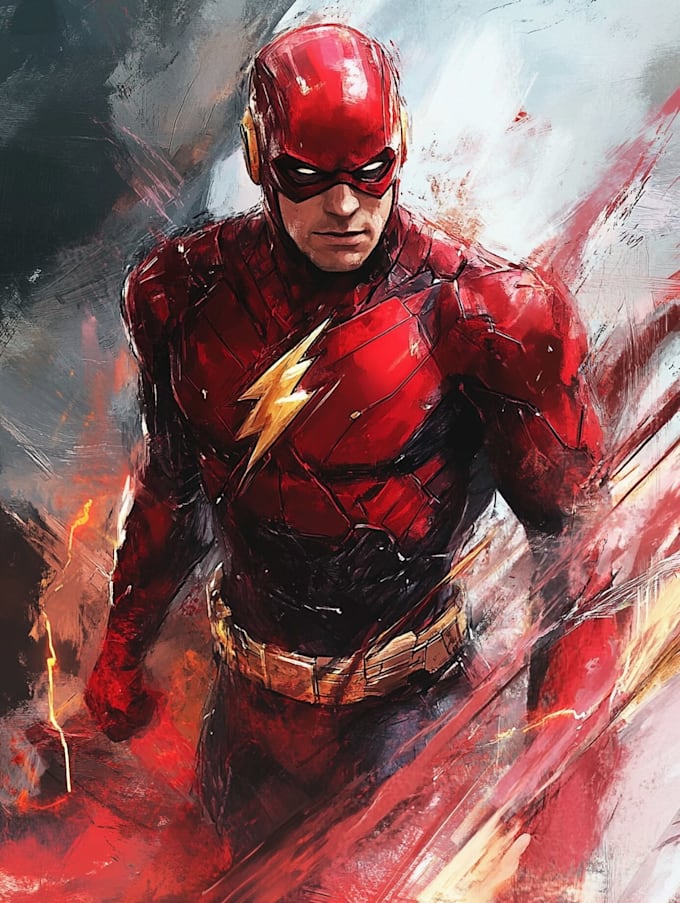 do superhero comic artwork and book