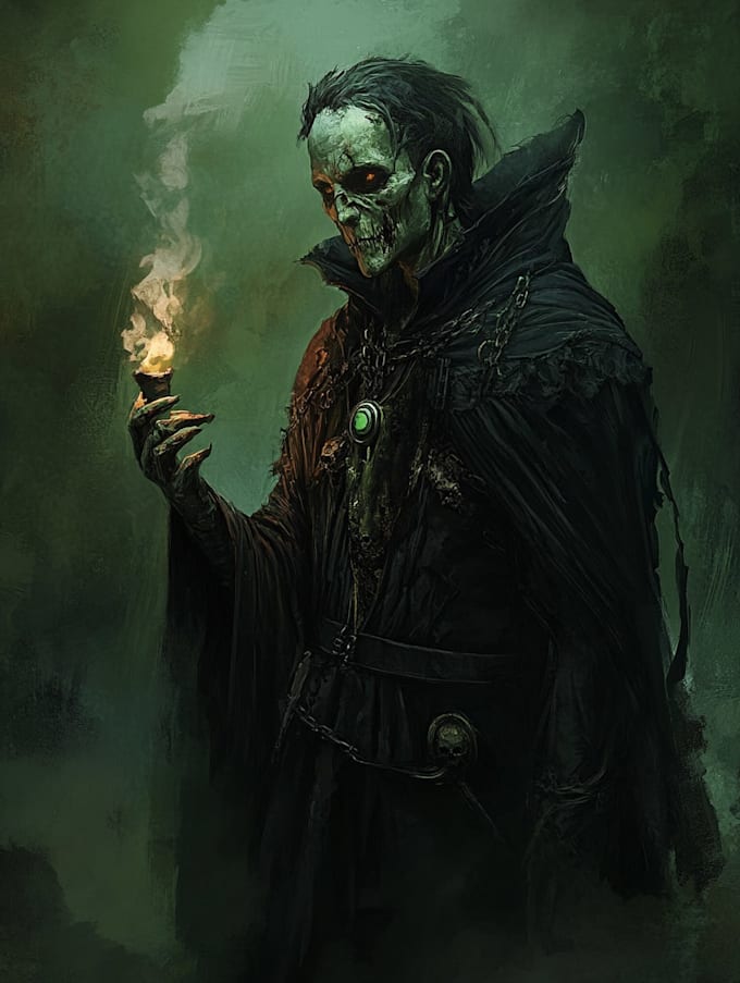 do a horror character and fantasy horror character