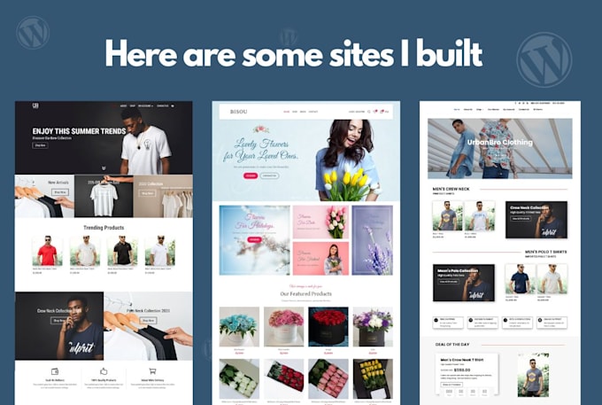 design a modern wordpress website with responsive layout