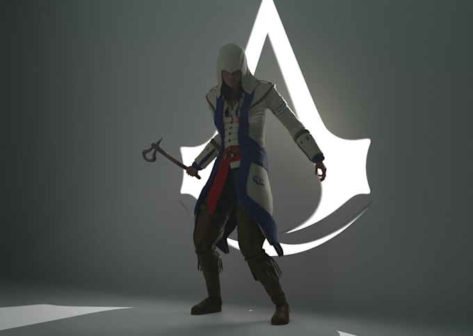 model you a stylized and realistic 3d character in blender