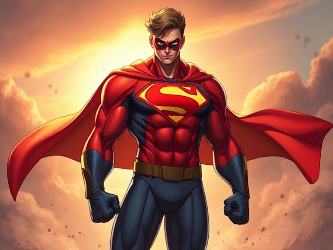 draw you a superhero character