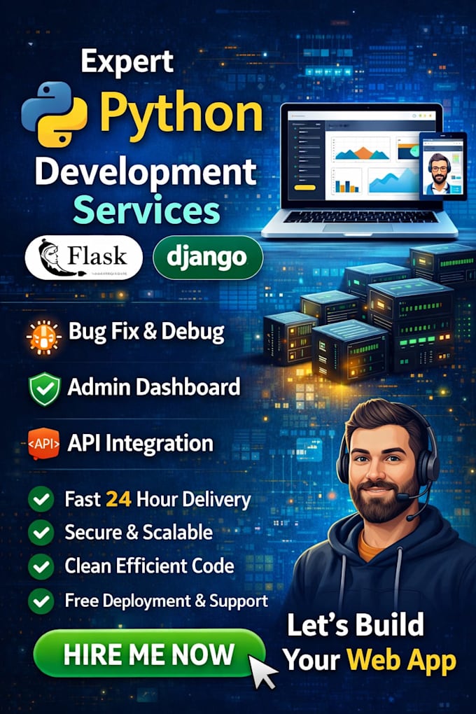 build python flask web app with dashboard login and API integration