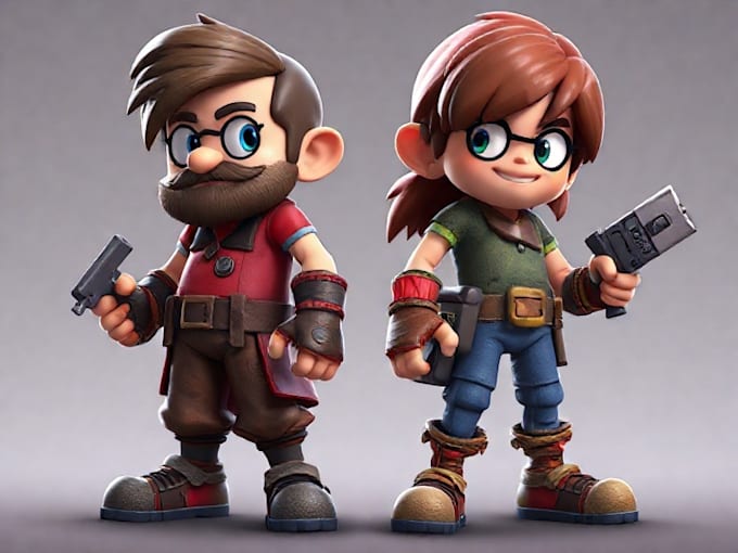 design unique 2d game characters for your video game