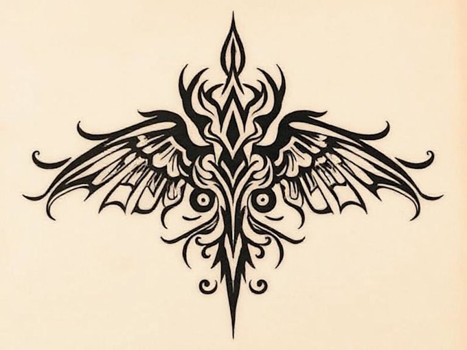 design a polynesian maori tribal tattoo