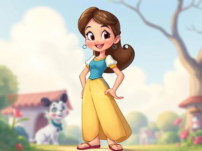 do disney cartoon portrait
