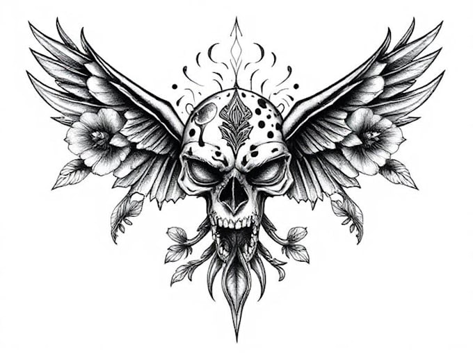 create unique realism tattoo design with my style