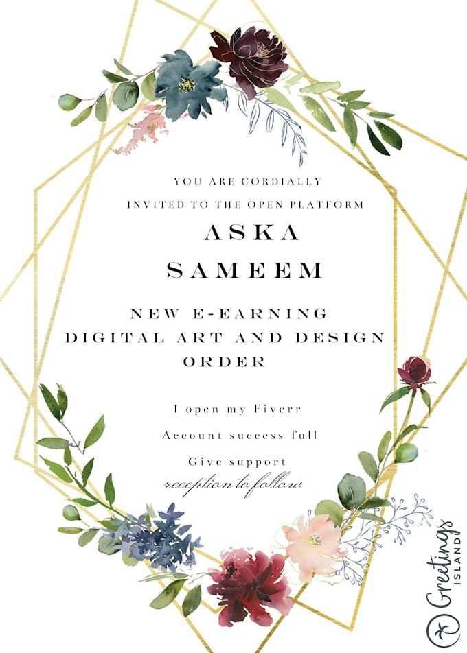 design wedding and birthday events digital invitations