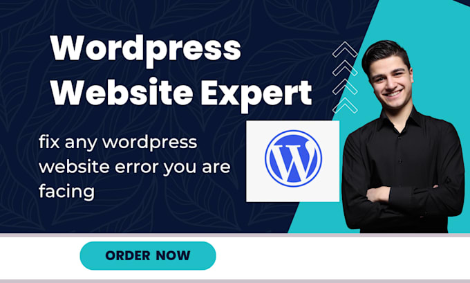 fix wordpress website bugs, errors, customization issue wordpress website design