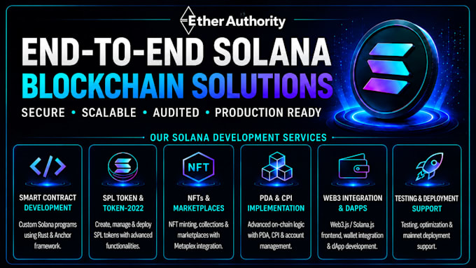 develop solana smart contracts with rust anchor and web3 js