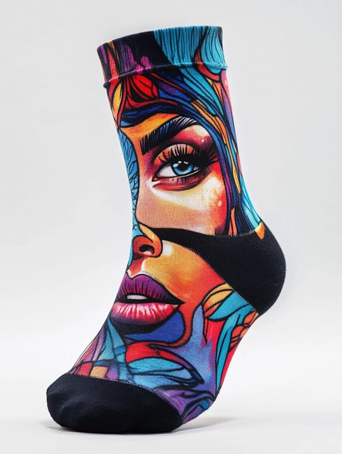 design custom and unique socks design