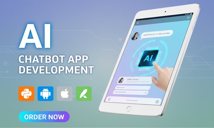 develop an ai powered mobile app with chatbot and automation
