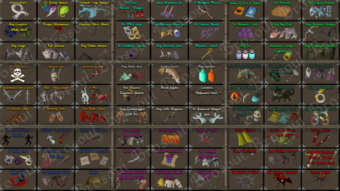 make you a custom osrs bingo board