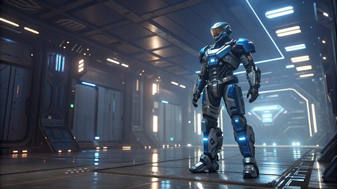 create custom mecha robot art