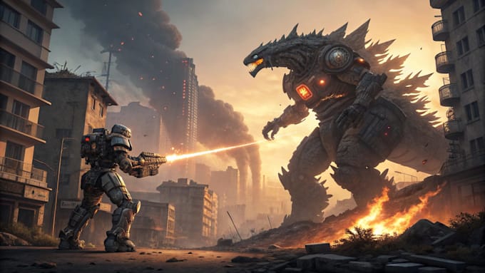 make custom robot mecha art