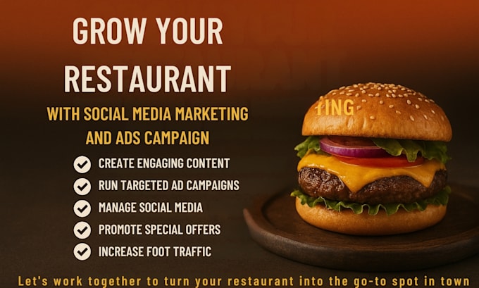 grow your restaurant with social media marketing and ads campaign