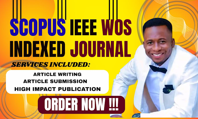 write an article and publish on scopus sci indexed journal