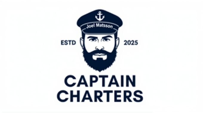 design high quality ship captain logo for your company