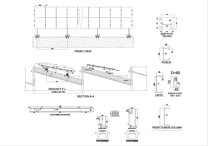 design your 2d mechanical drawing