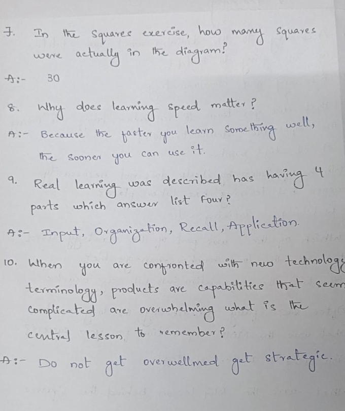 write neat handwritten notes and assignments in english