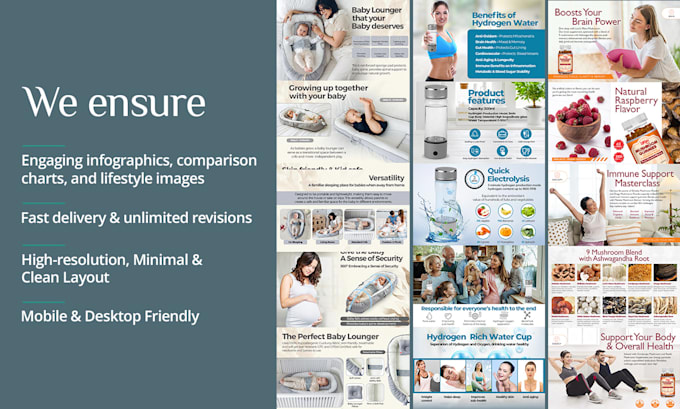 design high converting amazon a plus content and product images