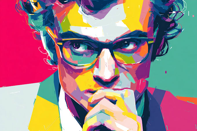 make retro pop art illustrations that pop