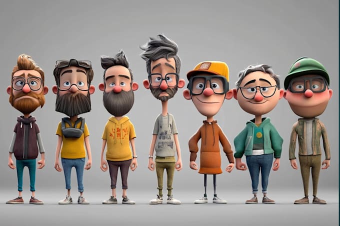 profesional cartoon character design
