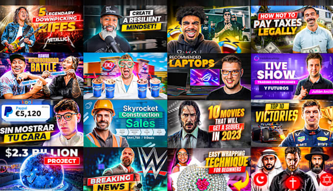 make eye catching youtube thumbnails