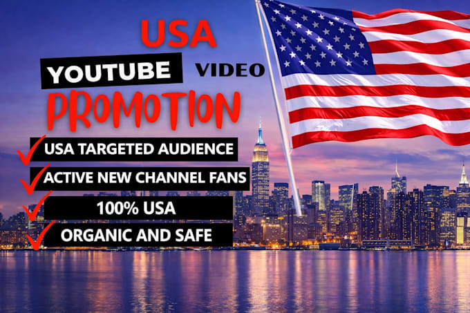 do promote USA youtube video, USA video marketing channel promotion