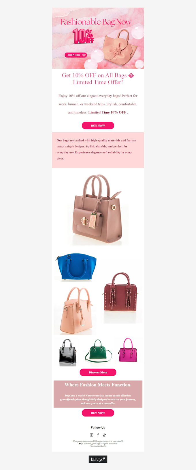 build custom klaviyo email templates