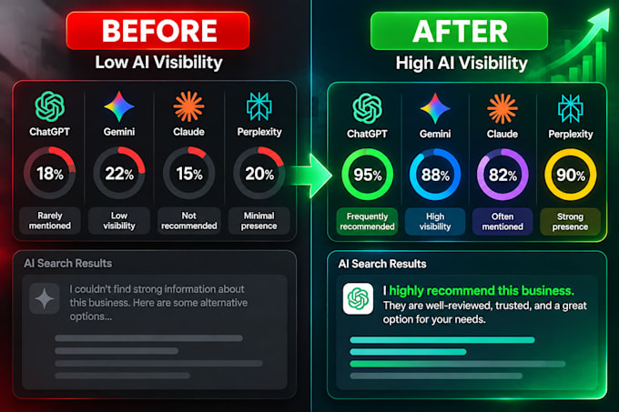 build ai visibility score to rank website in chatgpt, gemini, claud with GEO aeo