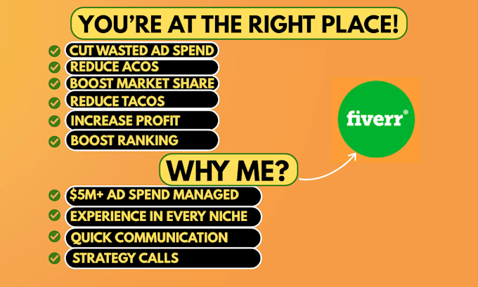 setup and manage amazon ppc campaign, amazon ads campaign expert