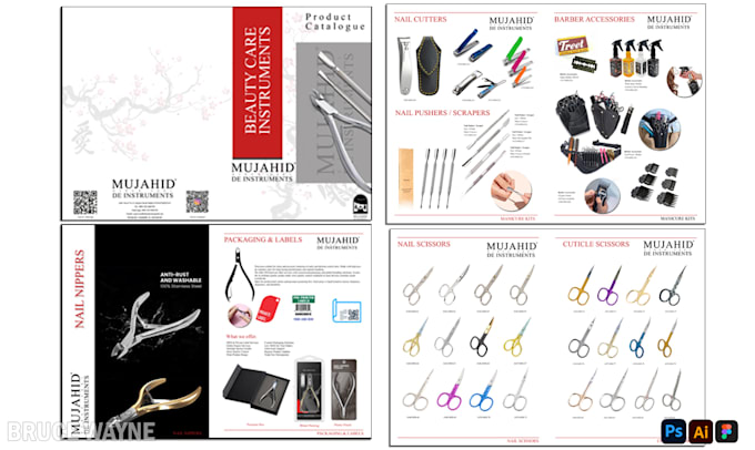 design product catalogue, shell sheet, magazine, lookbook