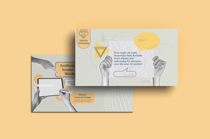 design or redesign quick presentation slides in power point