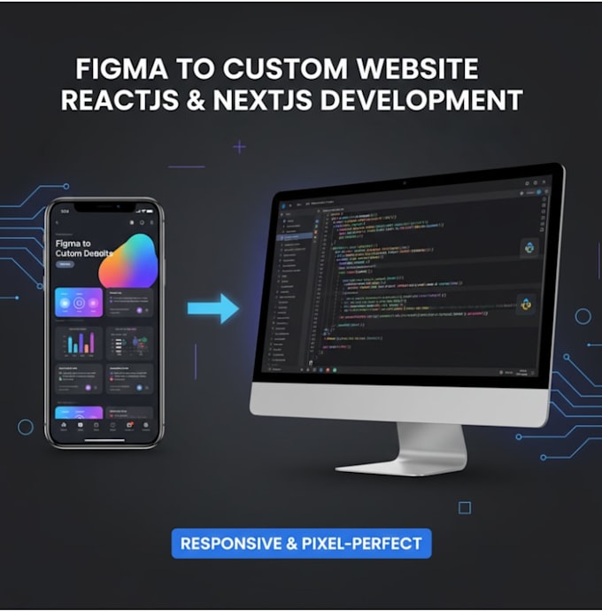 build, rebuild custom website development as front end, full stack developer