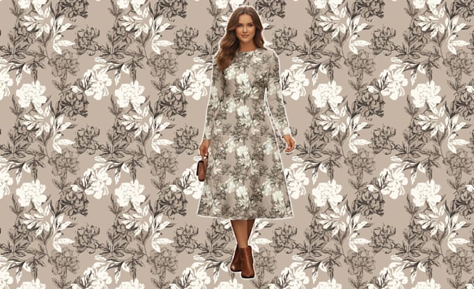 create custom prints, patterns, surface designs for fashion and home textiles