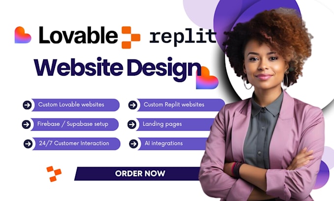 do lovable website design, replit website design, lovable ai, replit ai